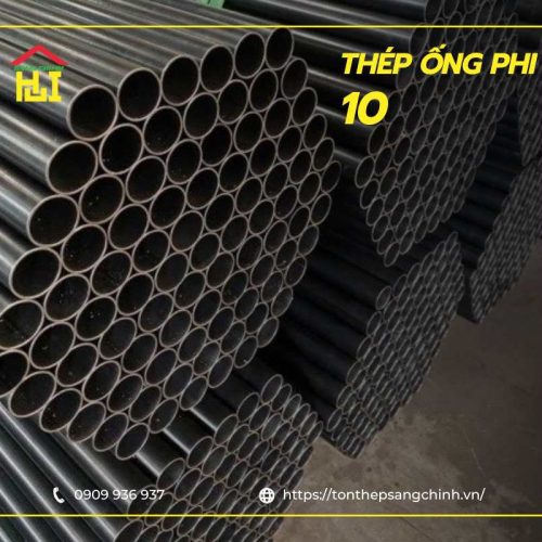 Bảng giá thép ống phi 10 đen, mạ kẽm mới nhất 2026 - Tôn Thép Sáng Chinh
