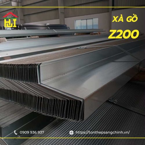Bảng giá xà gồ z200 mạ kẽm mới nhất | Tôn Thép Sáng Chinh