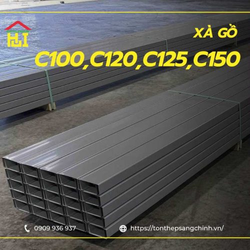 Xà gồ C100, C120, C125, C150 mạ kẽm | Tôn Thép Sáng Chinh