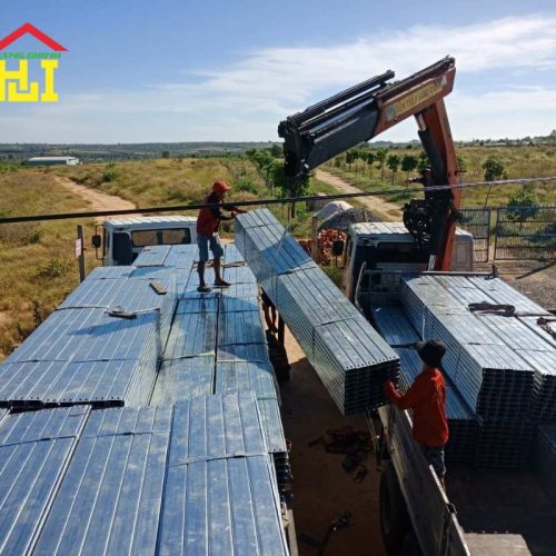 Thép Hộp Vuông 160x160 - Đen, Mạ Kẽm 5 thép hộp 160x160