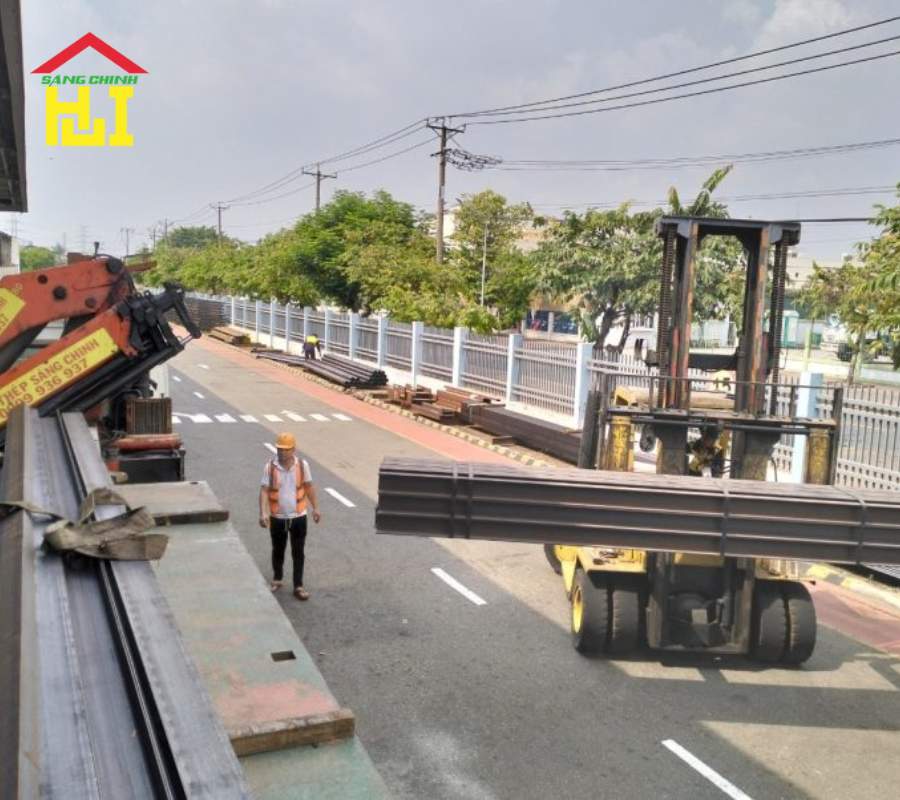 Thép Hình I100 x 55 x 4.5 x 6m 6 ảnh thực tế thép hình i100