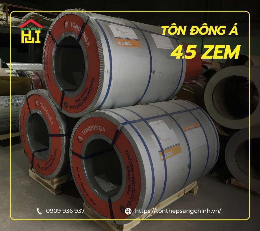 gia-ton-dong-á-4.5-zem Báo giá tôn Đông Á 4.5 zem mới nhất - Mẫu mã đep, chiết khấu ưu đãi lớn