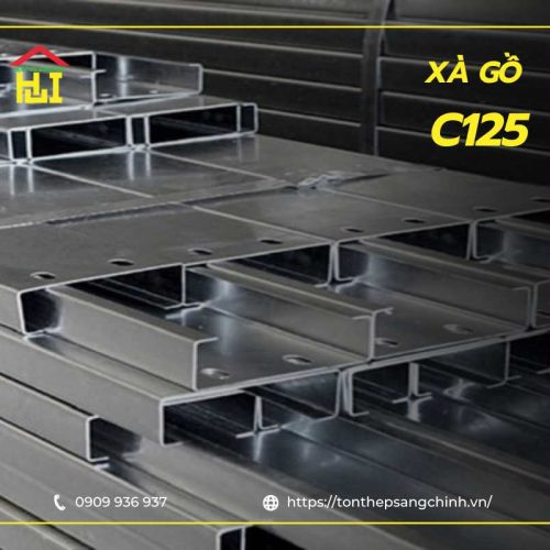 Giá xà gồ C125 chiết khấu cao - Tôn Thép Sáng Chinh