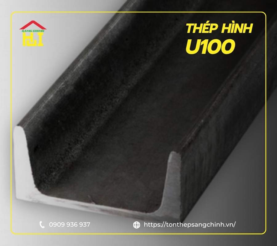 thep-u100 Thép Hình U100/ Thép U100 - Quy Cách, Trọng Lượng, Bảng Giá 2026