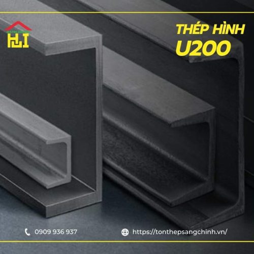 Thép Hình U200 / Thép U200 - Quy Cách, Trọng lượng, Bảng Giá 2026