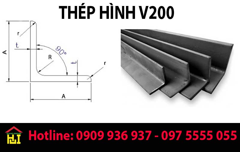 Thép Hình V 200 Thép Hình V 200