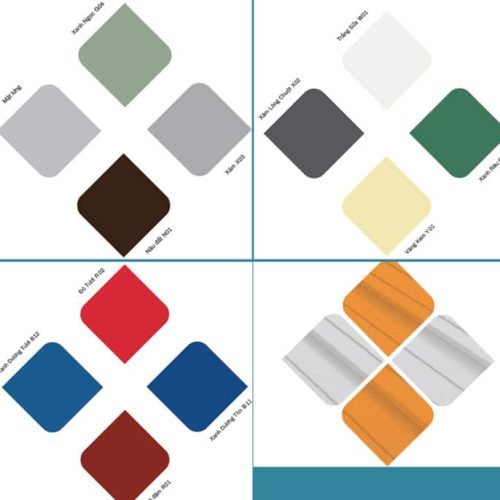 Tôn lạnh màu Nam Kim 3.5 zem