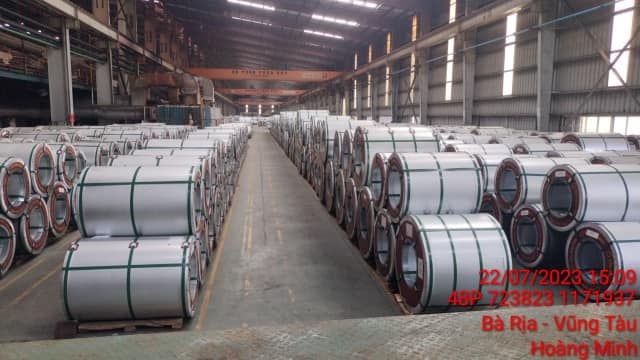 Tôn lạnh màu Hoa Sen 3 zem Tôn lạnh màu Hoa Sen 3 zem