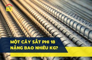 Một cây sắt phi 18 nặng bao nhiêu kg