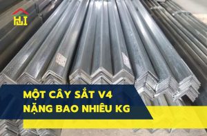 Một cây sắt v4 nặng bao nhiêu kg