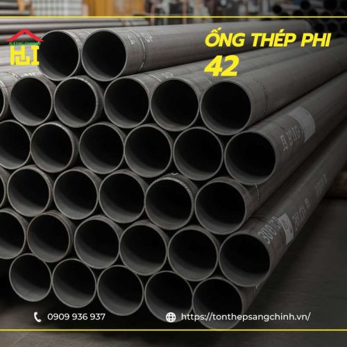 Bảng giá ống thép phi 42 đen, mạ kẽm tiêu chuẩn ASTM
