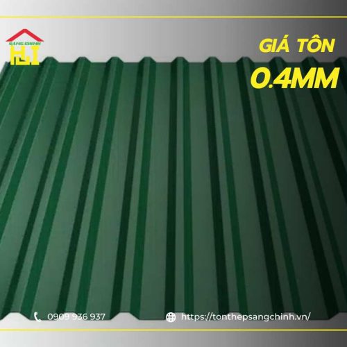 Giá tôn 0.4mm | Tôn Thép Sáng Chinh