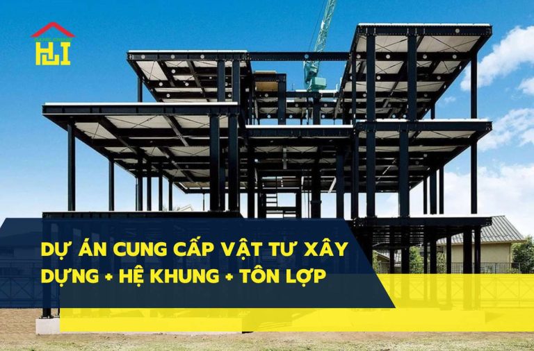 Dự án cung cấp vật tư xây dựng, hệ khung và tôn lợp - Tôn Thép Sáng Chinh