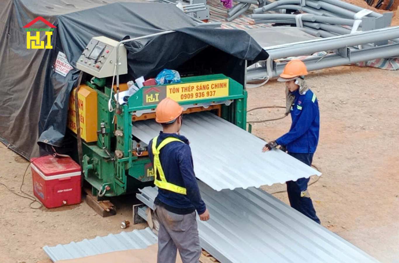 Dự án cung cấp & lắp đặt tôn lạnh/tôn kẽm cho nhà xưởng