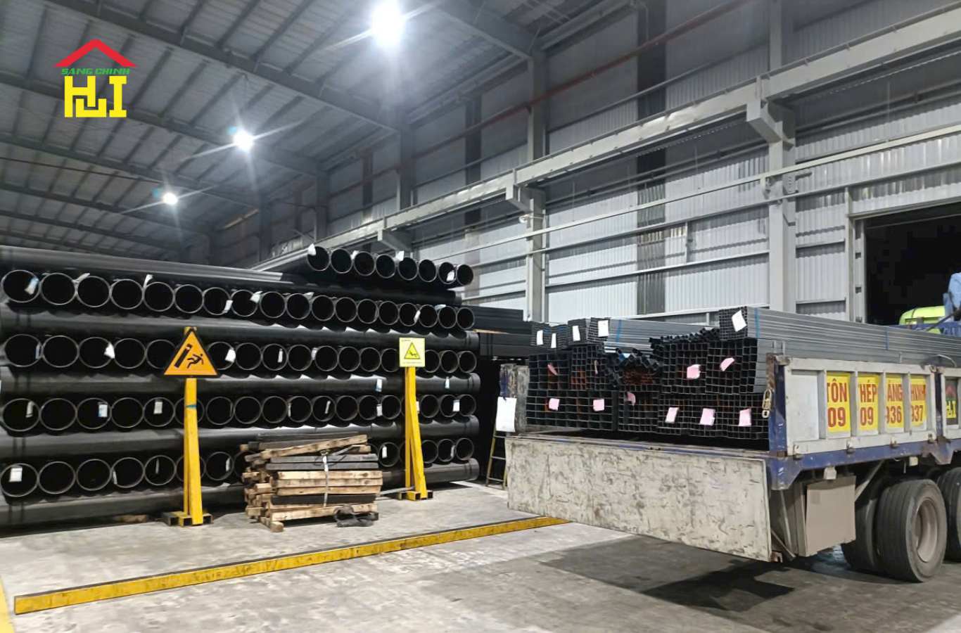 Dự án lắp đặt nhà xưởng khung thép tiền chế