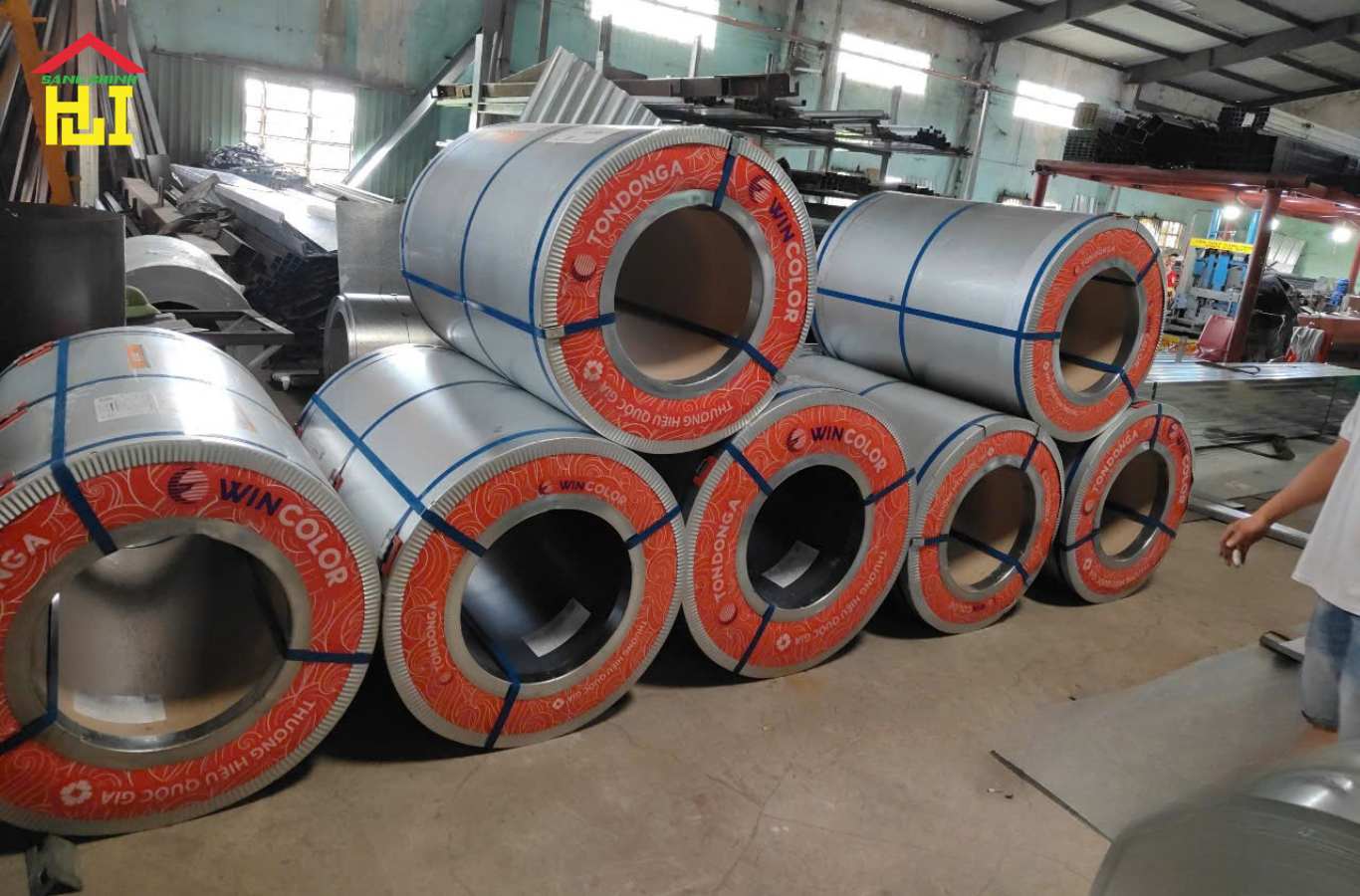 Dự án cung cấp & lắp đặt tôn lạnh/tôn kẽm cho nhà xưởng