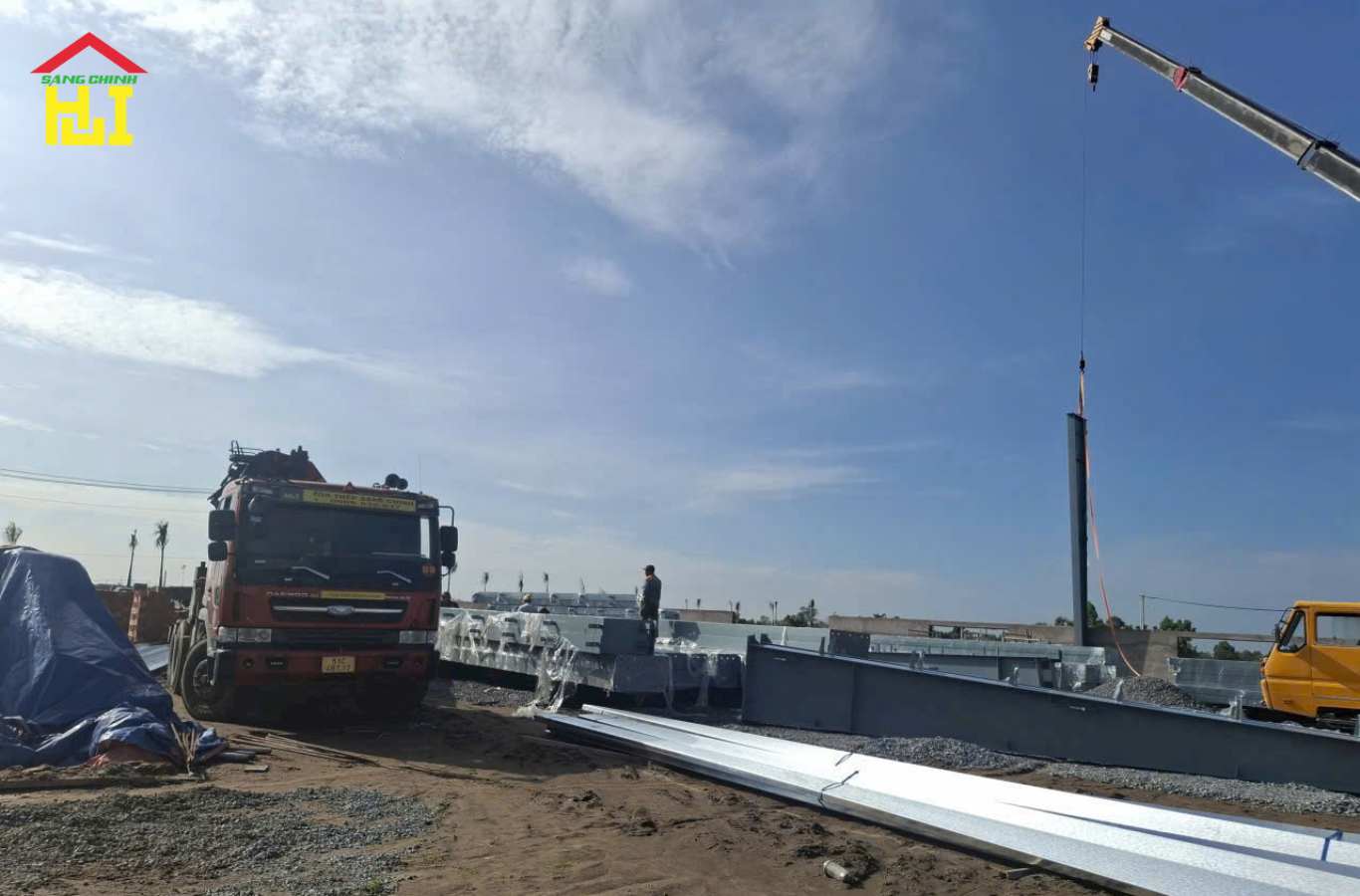 Dự án lắp đặt nhà xưởng khung thép tiền chế