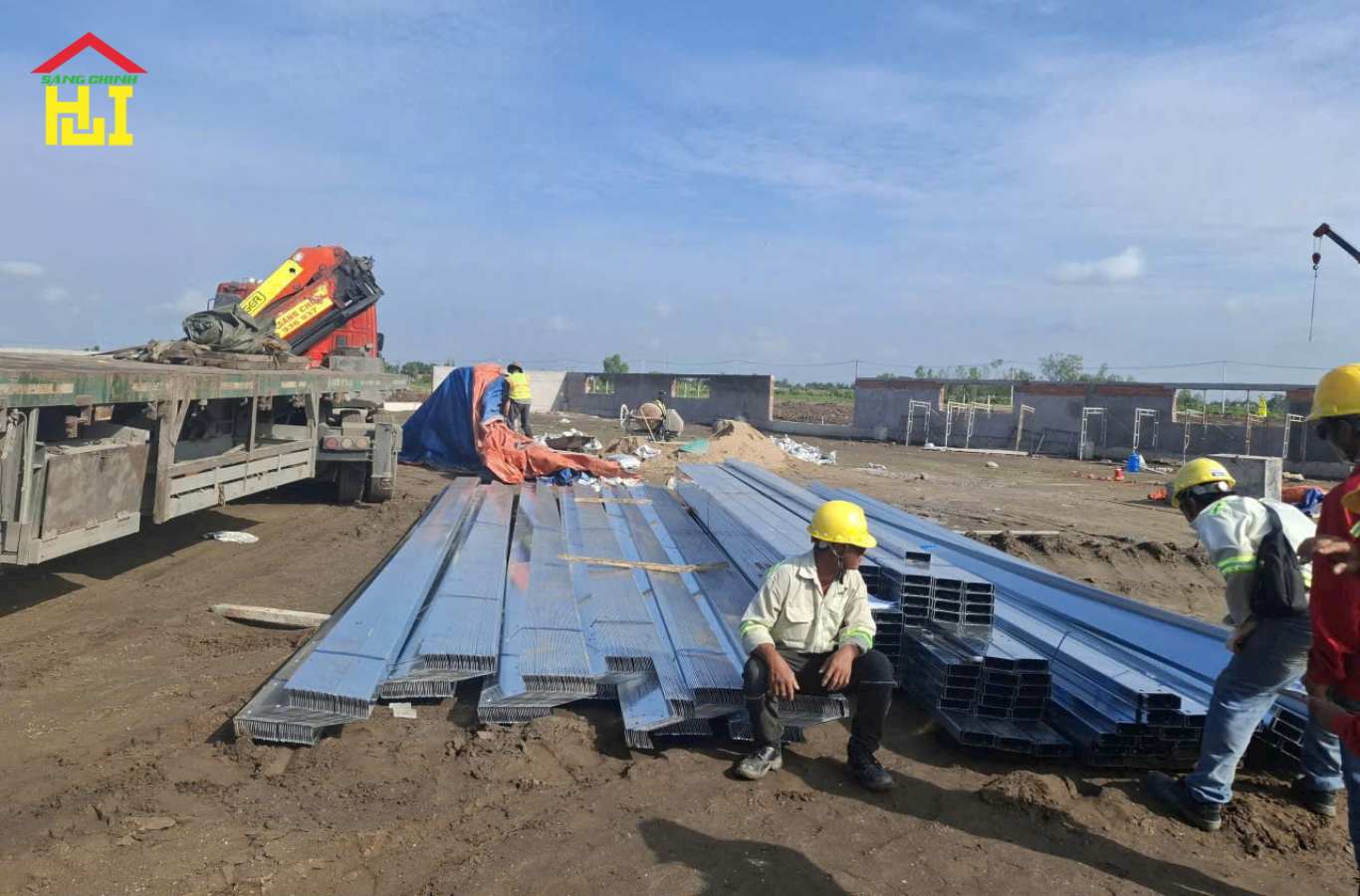 Dự án lắp đặt nhà xưởng khung thép tiền chế